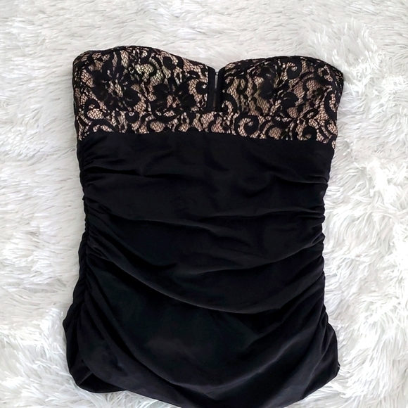 Guess by Marciano | Tops | Marciano Lace Strapless Top Xsmall | Poshmark